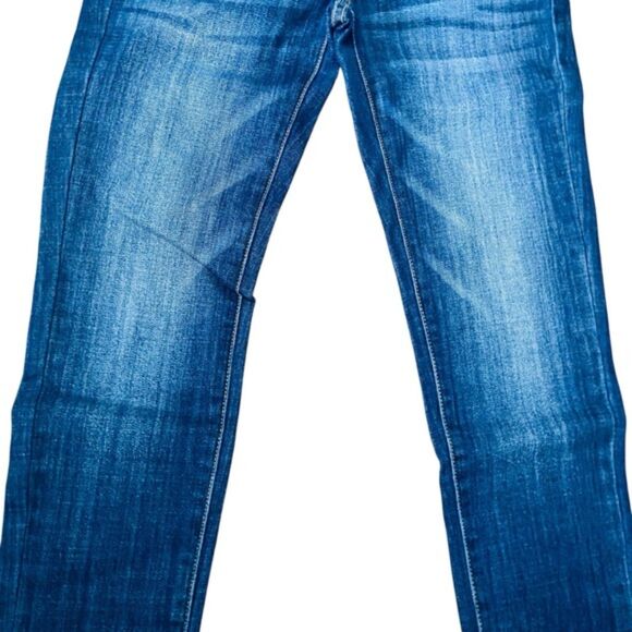 Kancan Mid Rise Super Skinny Dark Wash Jeans Size 7/27 - Picture 8 of 15